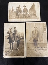 Three early 20th-century U.S. military postcards Circa 1916