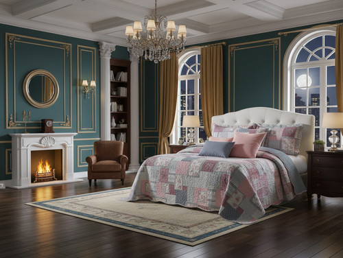 Piece quilted patchwork - quilted,