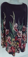 M&S Floral Tunic Top UK 14