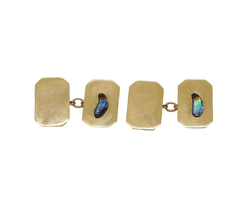 9ct yellow gold - yellow, shibayama