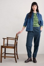 Seasalt Women's Regular Porfell Trousers Sea Cave