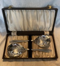 Cased Pair Of Vintage Silver