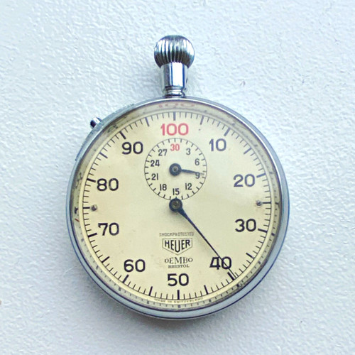 Heuer mechanical stopwatch - heuer,