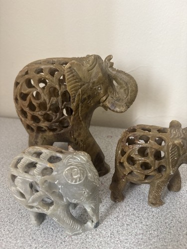 Vintage hand carved - hand, soapstone