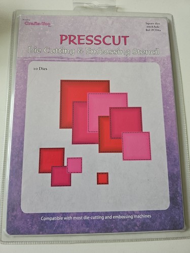 Presscut square stitch - presscut,