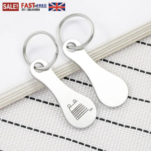 2pcs trolley coin keyring - trolley,