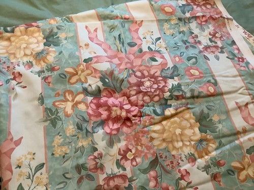 Vintage textra aqua - textra, floral