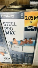 Bestway 10ft Steel Pro Max Above Ground Swimming Pool ✅ Filter Pump✅Fast Postage