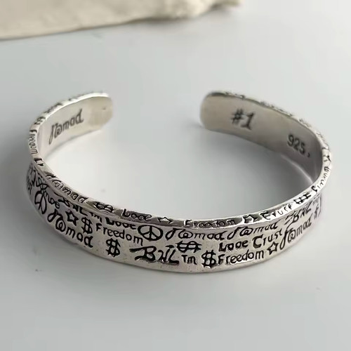 925 sterling silver retro - silver,