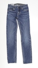 GAS Mens Blue Cotton Straight