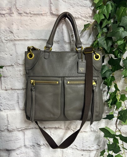 Fossil slate grey - grey, genuine
