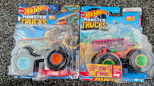 Hot wheels monster trucks too - hot,
