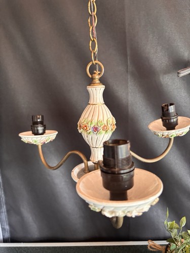 French porcelain ceiling light - ceiling,