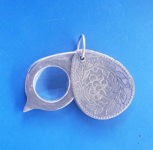 Vintage silver tone folding - vintage,