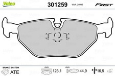 BRAKE PAD SET, DISC BRAKE 301259