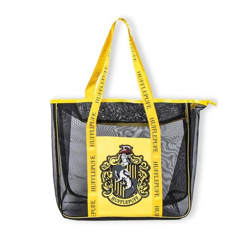 Hufflepuff crest beach bag - hufflepuff,