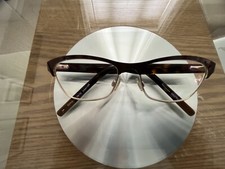 Womens TOMMY HILFIGER READING GLASSES 52-16-140 in BROWN Come with CASE - LENSES