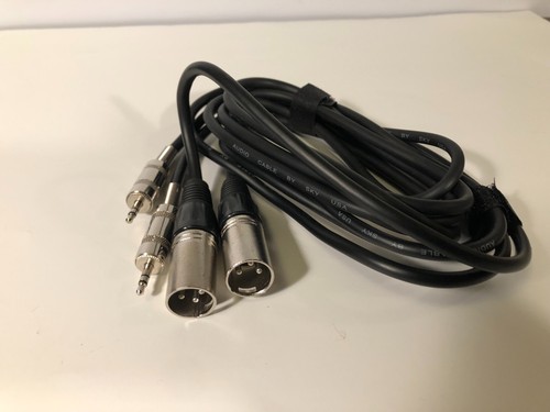 Dual six foot pin xlr - six,