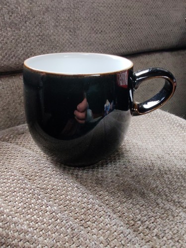 Denby small black mug cup - denby,