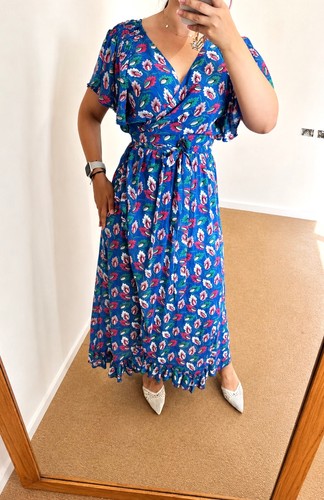 Zibi london blue floral wrap - zibi,