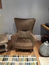 Beautiful Velvet Wingback Chair
