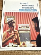 Wurlitzer 2900 Original  Flyer / Booklet