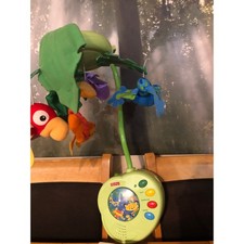 Fisher Price Rainforest Peek'a'Boo Leaves Musical Cot Mobile.18 mins Lullaby 