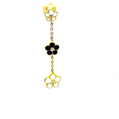 Isabella enamel flower - m,