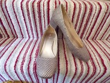 Ladies MARKS AND SPENCER M&S Collection BROWN BEIGE shoes size 7 / EU 40