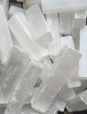 Raw selenite wands stick - stick, –