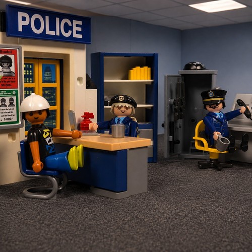 Playmobil police station - playmobil,