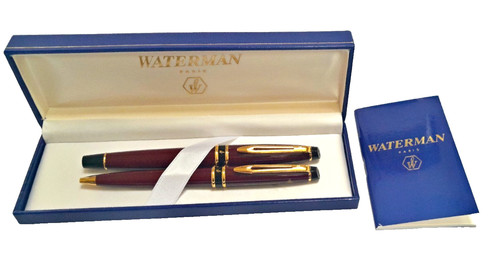 Boxed waterman expert burgundy - boxed,
