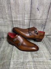 Jeffery West Double Monk Shoes Men’s Uk 7 Tan Brown Brand New £280