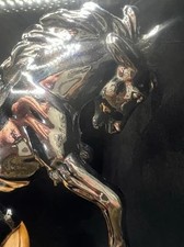 Red Ford MUSTANG Metal Horse