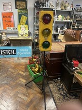 Vintage Retro Quirky Working Traffic Lights Theatre Stage Prop 6ft Christmas
