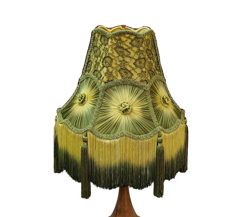 Victorian green embroidered - victorian,