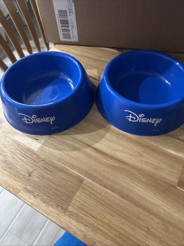 Disney dog bowl blue plastic - dog,