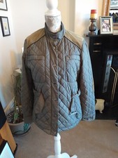 Dickins& Jones Navy OLive Quilted Jacket Size 14.