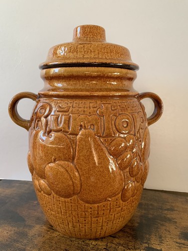 Vintage rumtopf brown - vintage,