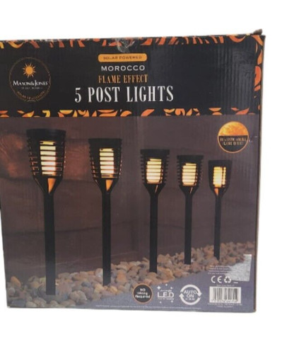 Solar powered morocco flame - powered,