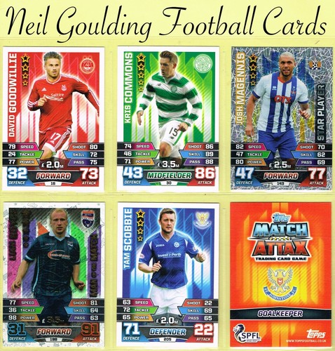 Topps spfl match - attax, 2015-16