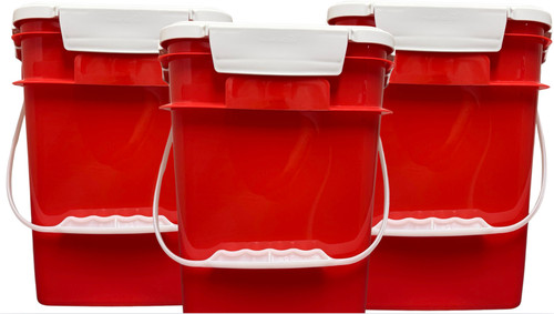 Gallon red rectangular - gallon,