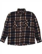VINTAGE Mens Fleece Shirt XL