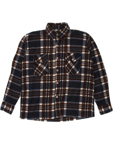 Vintage mens fleece shirt - mens, xl