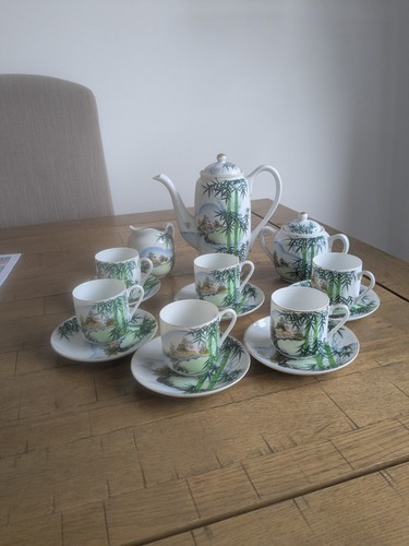 Bone china coffee set - china,
