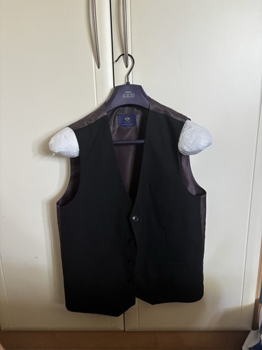 Black next waistcoat - black,