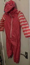 Girls Pink Cat Puddle Suit All
