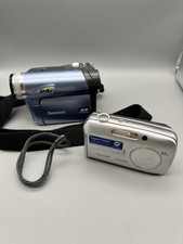 Panasonic Mini DV 800 Digital Zoom Camcorder & Olympus Stylus 800 Camera Untest