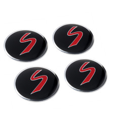 4pcs MINI COOPER S LOGO WHEEL CENTER HUB CAPS BADGE EMBLEM 56MM 52MM