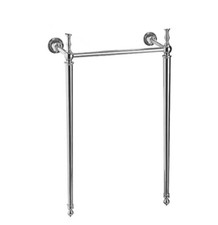 Burlington Edwardian Cloakroom Chrome Wash Stand - T21